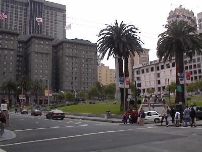 Union Square, with Saks Fith Avenue 
