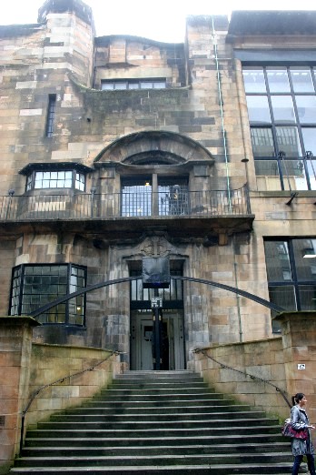 Entrance Glasgow School of Art