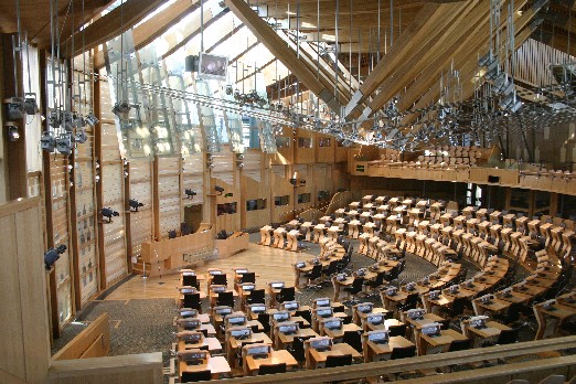 debating chamber Scottish Parliament