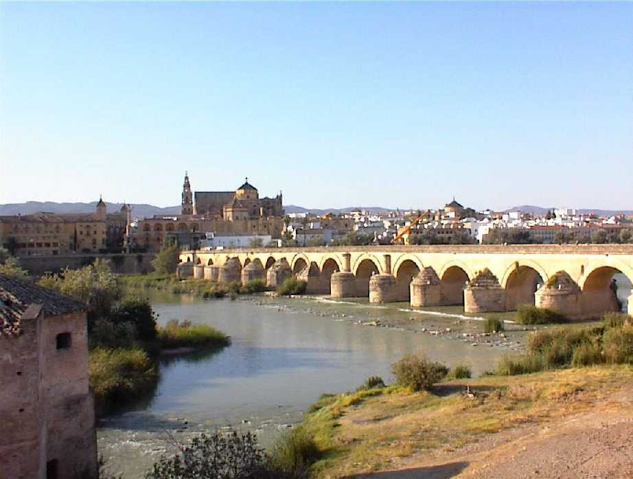 Cordoba and the bridge over the Gualdaquivir River