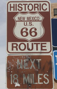 sign Route 66