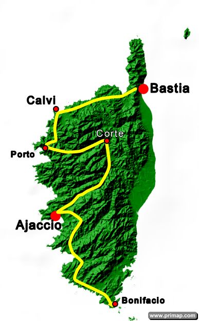 Route Corsica