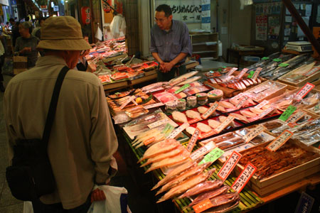 Nishiki straat markt