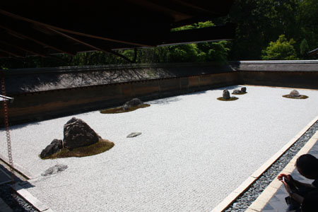 Ryouan-ji Zen tuin