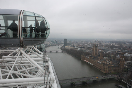Uitzicht London Eye