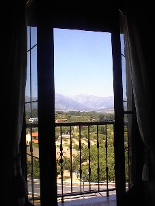 Uitzicht uit Villa Xarahiz