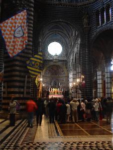 Interieur van de  dom van Siena